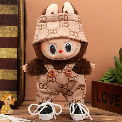 Labubu Vogue Monogram Overalls Outfit